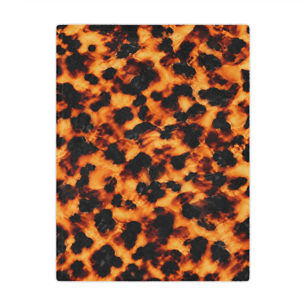 Tortoise Shell Minky Blanket – Cozy Animal Print Throw