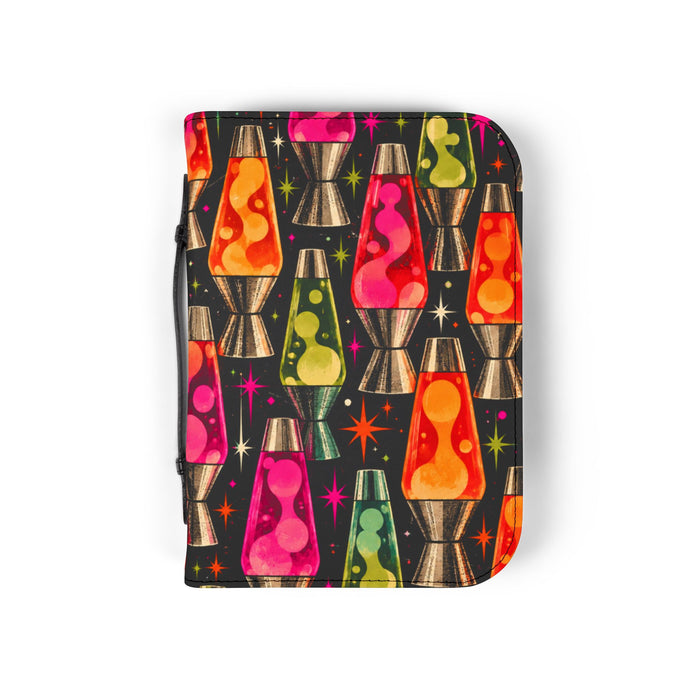 Lava Lamp Retro Bible Cover — Neon Mid-Century Zip Bible Case