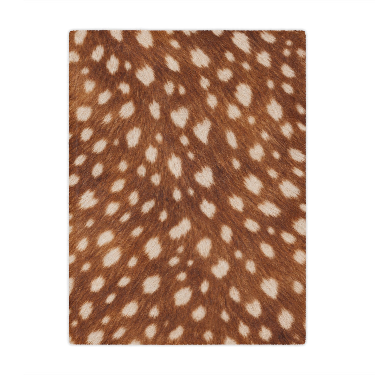 Spotted Deer Print Minky Blanket — Cozy Throw