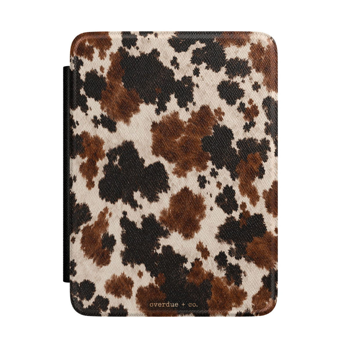 Cowhide Print Kindle Case – Brown & Black Speckled E-Reader Cover