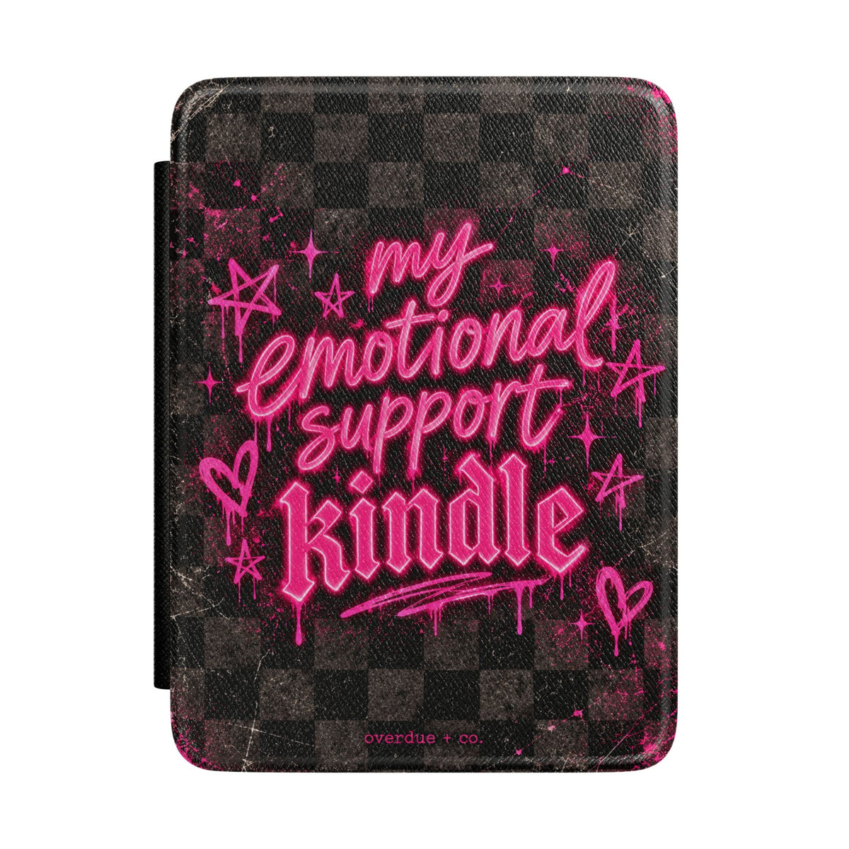 My Emotional Support Kindle Case — Pink Graffiti E-Reader Cover