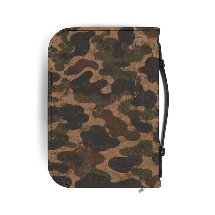 Bible Cover — "Big Jesus Fan" Camo Zippered Bible Case