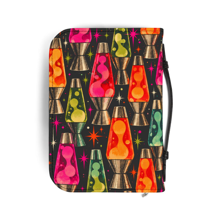 Lava Lamp Retro Bible Cover — Neon Mid-Century Zip Bible Case