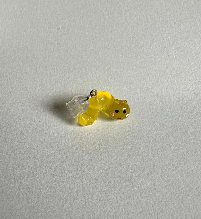 Bookworm Device Charm