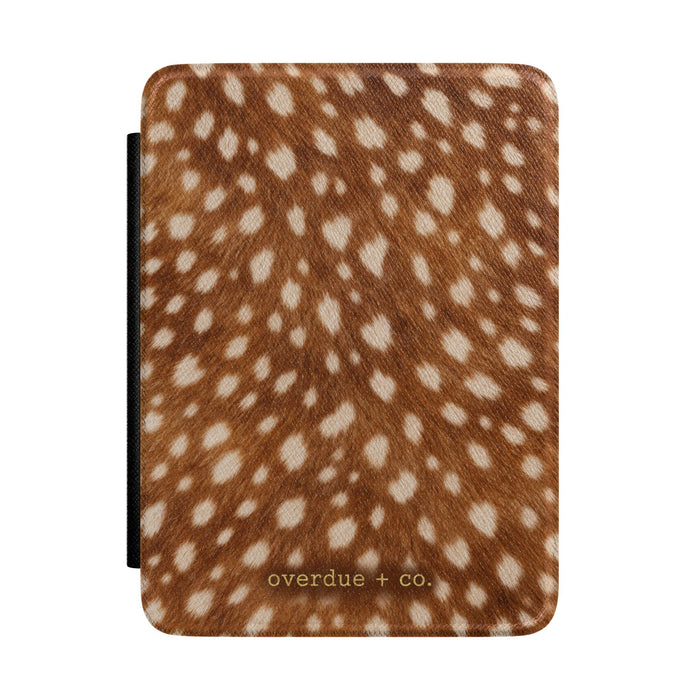 Fawn Spot Kindle Case — Faux Deerhide E-Reader Cover