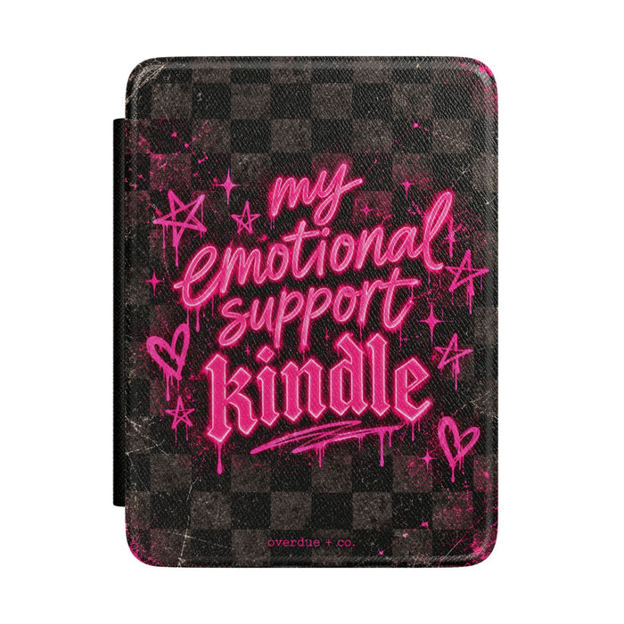 My Emotional Support Kindle Case — Pink Graffiti E-Reader Cover