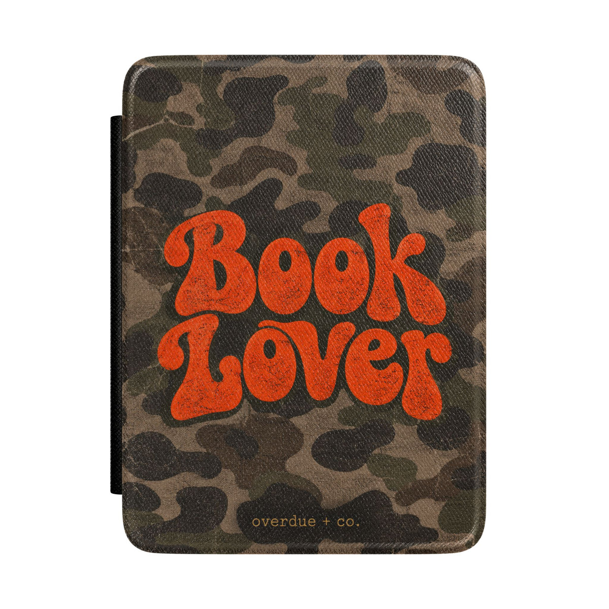Camo 'Book Lover' Kindle Case