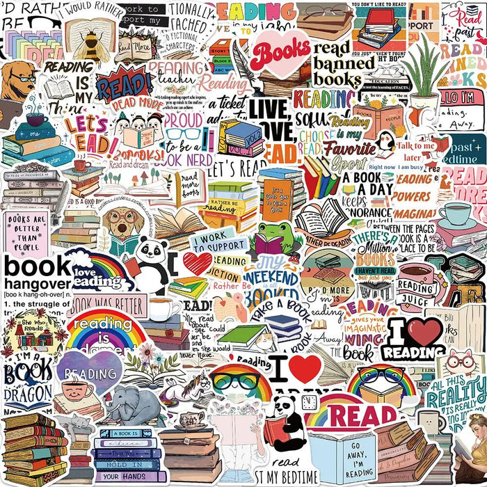 10/50/100pcs Dark Romance Bookish Stickers – Aesthetic Decals for Kindle, iPad, Phones, Laptops, and Diaries